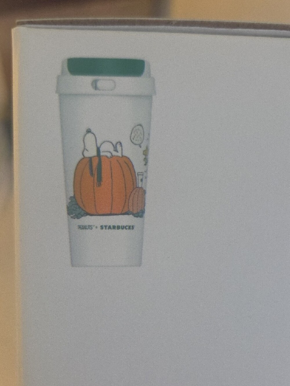 The Great Pumpkin™ Tumbler features whimsical Snoopy™ and Woodstock™ - Picture 3 of 4